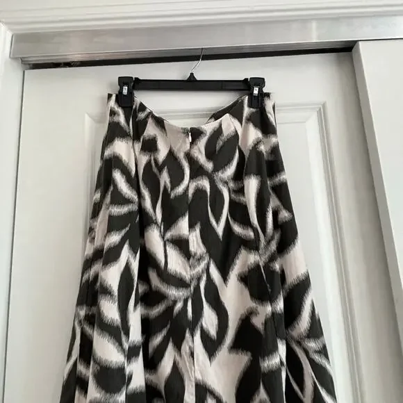 Banana Republic Women’s Linen Blend Tulip Matching Skirt Top Set 14-16 Tropical - Picture 6 of 16